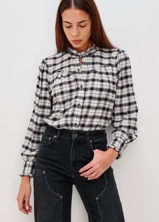 Rails Alanna Top In Ivory Smoke