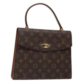 Louis Vuitton Tweedehands Canvas handtassen - Dames - Pre-owned - Bruin - Maat: ONE Size