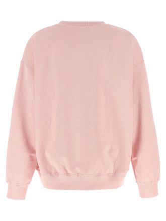 Ganni Front Print Sweatshirt - pink