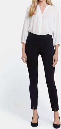 NYDJ Basic Legging With Front Slit In Black