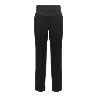 Gucci Straight Trousers, female, Black, 2XS, Stylish Trousers for Men
