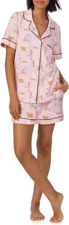Bedhead Pajamas Print Stretch Jersey Short Pajamas in Say Yes To Pasta at Nordstrom, Size Small