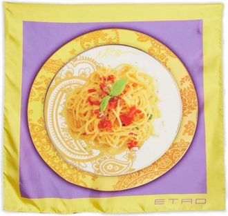 Etro Sciarpa con stampa - Giallo