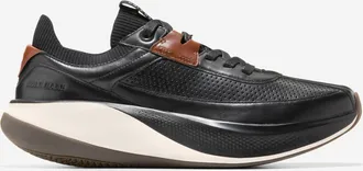 Cole Haan Mens GrandPr&oslash; All-Day Leather Running Shoes - Black Size 10.5