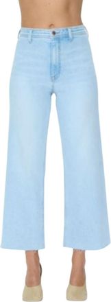 Pistola Denim Penny Crop High Rise Wide Leg Jean In Eternal