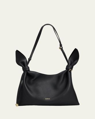 Loewe Scarf Medium Knotted Leather Shoulder Bag