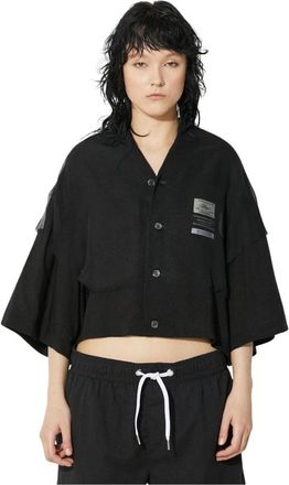Undercover Shirt - Dames - Zomerjassen - Zwart - S - Polyester - Jassen