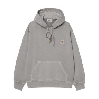 Carhartt Work in Progress Hoodies & sweatvesten, Heren, Grijs, S, Katoen, Nelson Hoodie