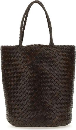 Dragon Diffusion Beuteltaschen - Woven Bucket Bag With Structured Silhouette And Ro - Gr. unisize - in Braun - für Damen