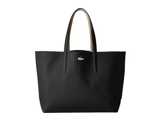 Lacoste Anna Large Reversible Shopping Bag (Black Warm Sand) Handbags