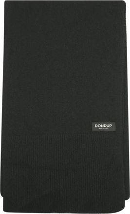Dondup Cashmere Sjaal - unisex - Wintersjaals - Zwart - ONE Size - Wol - Accessoires