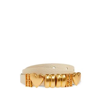 By Malene Birger Dames, Accessoires, Wit, Maat: ONE Size Leer