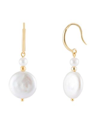 Splendid Pearls Silver 4-4.5Mmmm Pearl Earrings