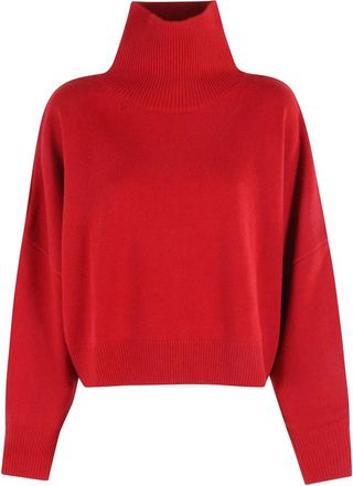 Loulou Studio Mujer, Jerseys, Rojo, Talla: XS