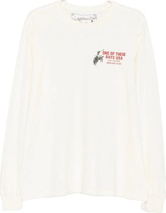 One Of These Days Graphic-print Long-sleeve Sweatshirt