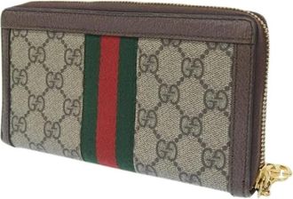 Gucci Pre-owned Wallets, female, Beige, Size: ONE SIZE Pre-owned Plastic Wallet
