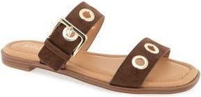 Kensie Reine Slide Sandal in Chocolate at Nordstrom Rack, Size 7.5