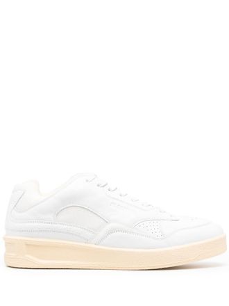Jil Sander Leren Sneakers