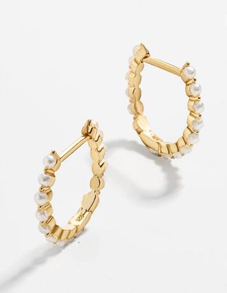 BaubleBar Womens Inez Earrings In Gold