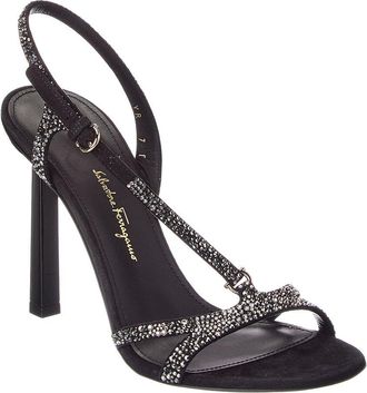 Ferragamo Jole X5 Suede Sandal