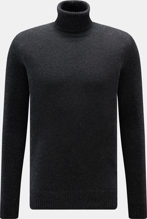 Braun Hamburg Men - Cashmere turtleneck jumper anthracite melange
