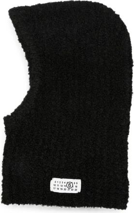 Maison Margiela Logo-patch Boucl&eacute; Balaclava