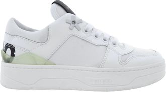 Jimmy Choo London Florent/F Calf Canvas Low-Top Sneakers