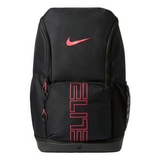Nike 32L Varsity Elite Backpack Black Laser Crimson HM9965-011