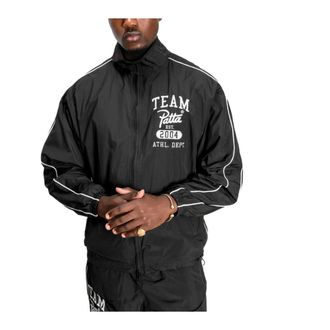 Patta Athletic Nylon Track Jacket Black - male - Patta - Light Jackets - Black - L - Jackets