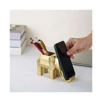 OEM Portal&aacute;pices Geom&eacute;trico Con Forma De Elefante, Centro De Mesa, Adorno Decorativo Para Escritorio, Estatua Para Oficina O Sala De Estar