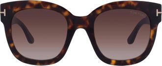 Tom Ford Beatrix-02 Bordeaux Gradient Cat Eye Ladies Sunglasses FT0613 52T 52