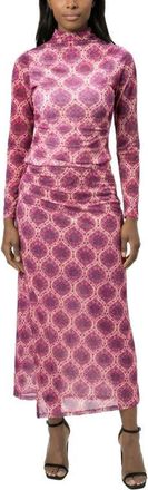 Area Stars Mara Fleur Skirt in Burgundy at Nordstrom, Size X-Large