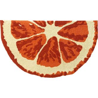 R16 Home Orange Slice Indoor/Outdoor Doormat in Orange White at Nordstrom Rack, Size 2Ft 3In X 3Ft 9In