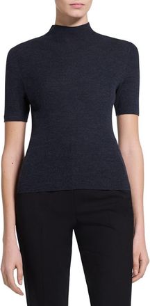 Theory Leenda Merino Wool Mock Neck Sweater in New Pestle Melange - 1Jy at Nordstrom, Size X-Large