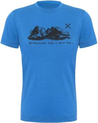 Montura Peaks Merino T-Shirt Merinoshirt - Unisex | blau