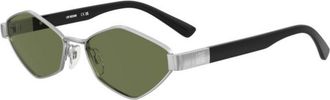 Love Moschino MOL101/S 010/QT Womens Sunglasses Silver Size 57
