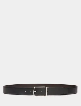 Bally Ketter 35mm Reversible And Adjustable Belt in Leather in Black/ebano+Pal at Nordstrom, Size 120
