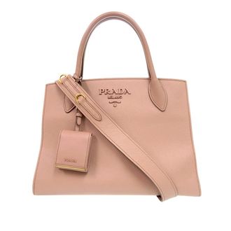 Prada Pre-owned Prada Medium Saffiano Cuir Monochrome Top Handle Tote Ladies XCIYG7IMETAJ0K7H
