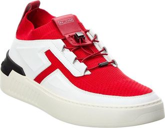 Tod's x No_Code Knit & Leather Sneaker