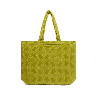 Vilebrequin Terry Cloth Beach Bag Turtles Jacquard - Dames - Tassen - Groen - Maat: ONE Size