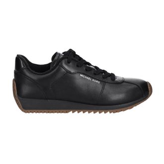 Michael Kors Schoenen, Dames, Zwart, 36 EU, Leer, Rhodes Leren Trainer