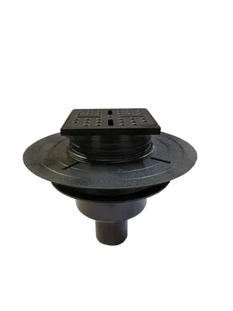Aurlane Aurlane - Desag&uuml;e Vertical Para Platos Rainy Y High Rainy-rejilla De Acero Inox Negro