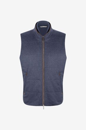 Maurizio Baldassari &Auml;rmellose Daunenjacke aus Kaschmir