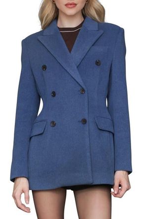 ジャケット Valentino Navy blue double-breasted jacket Toile Iconographe Valentino Navy blue double-breasted jacket Toile Iconographe