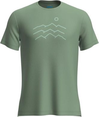 Icebreaker Merino 125 Cool-Lite Sphere S/S Across Merinoshirt f&uuml;r Herren | gr&uuml;n