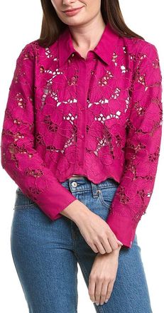 L'agence Seychelle Cropped Button-Down