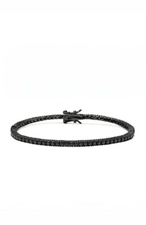 Nialaya Black Mini Tennis Bracelet at Nordstrom, Size X-Large