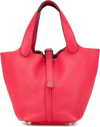 Herm&egrave;s Pre-owned Hermes Clemence Picotin Lock 18 T0KOQWWRA384LT36