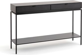 AM.PM Console in metaal en leer R&eacute;alto