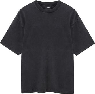 Axel Arigato T-shirt in cotone con applicazione logo - Nero